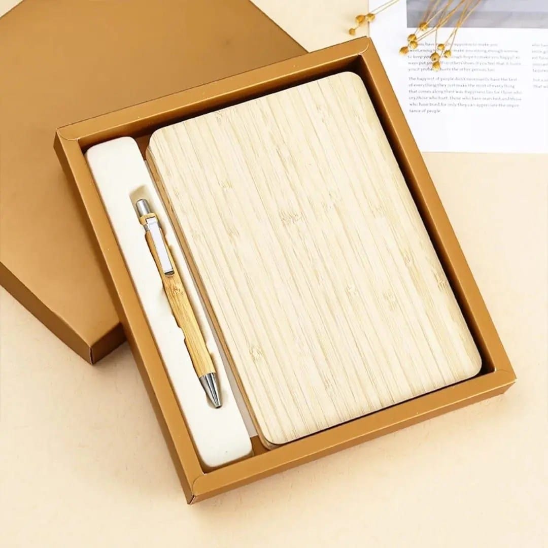 2in1 Bamboo corporate gift set