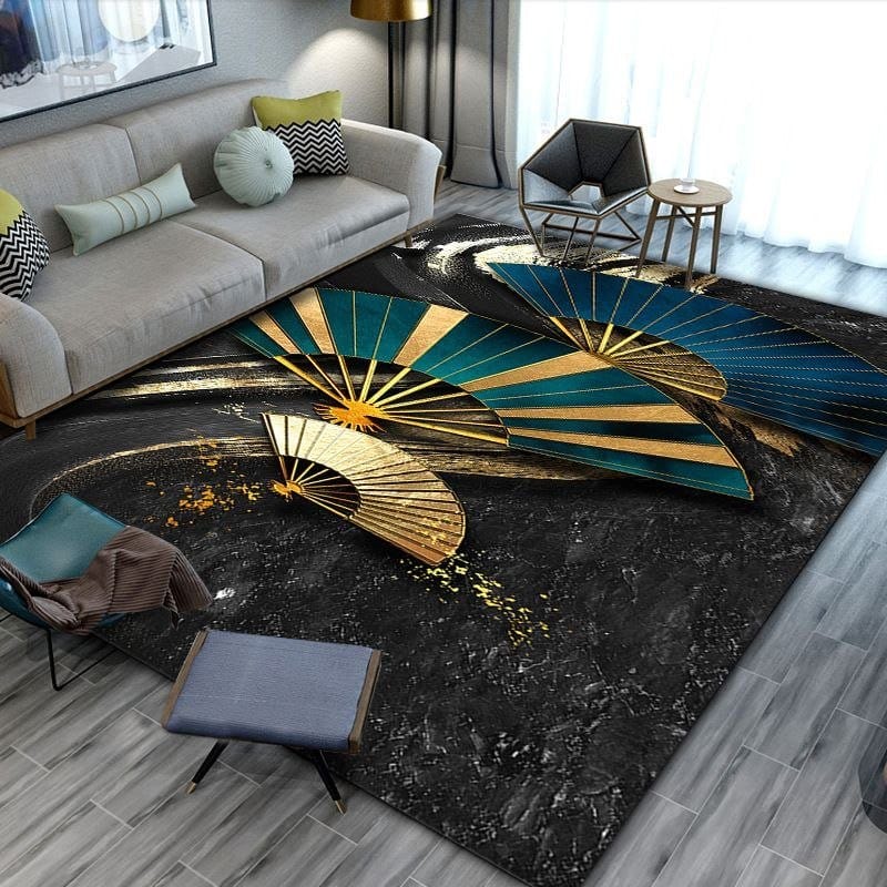 Luxury living room sofa water-absorbent Center rug 5