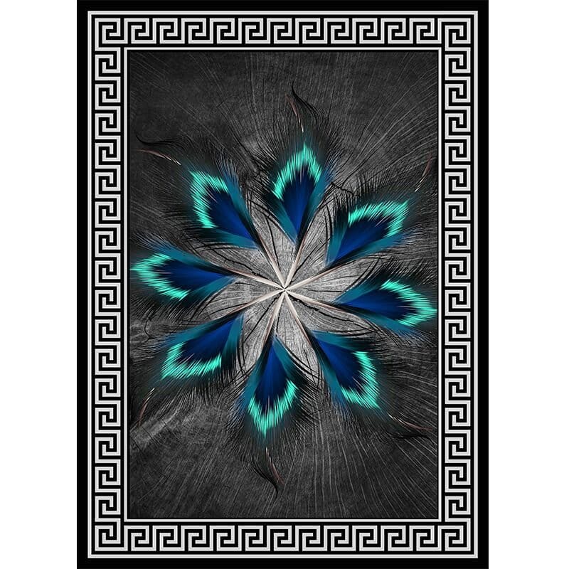 Modern Luxury living room sofa water-absorbent Center rug 2