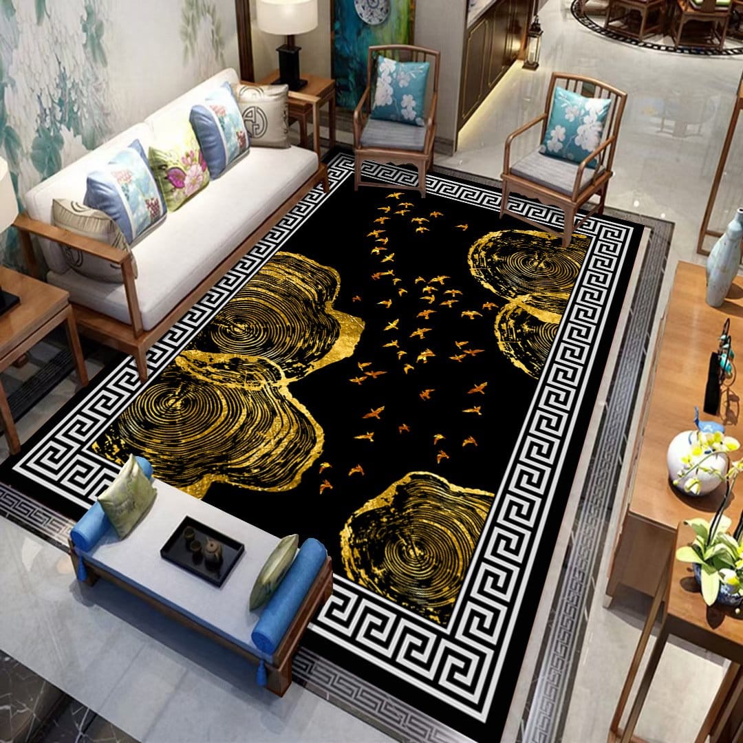 Modern Luxury living room sofa water-absorbent Center rug 5