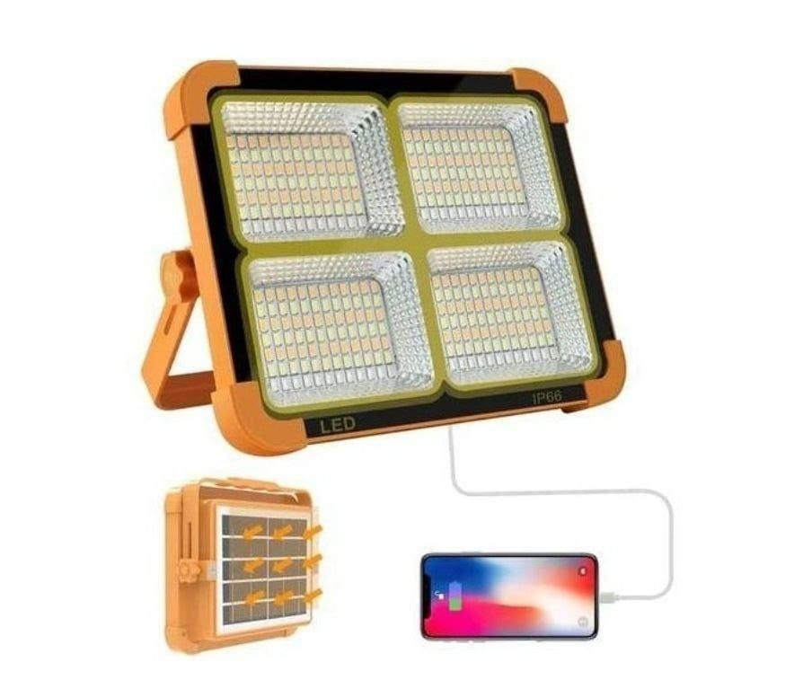 Solar rechargeable light
