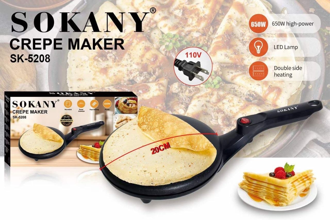 Sokany crepe maker