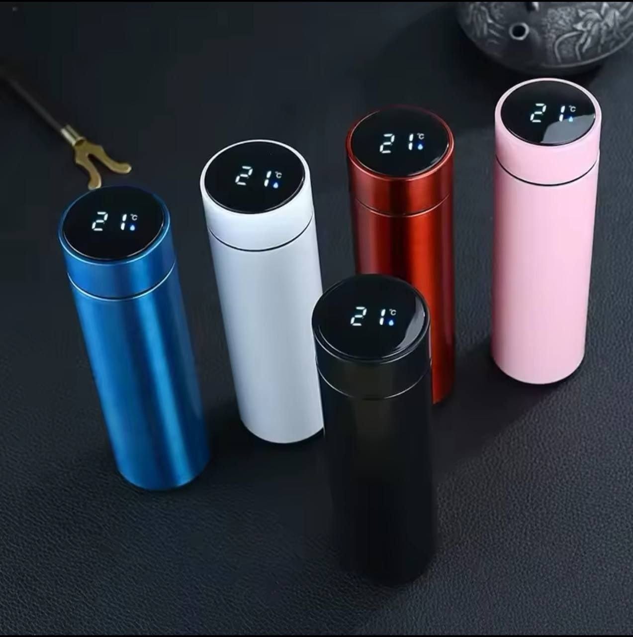 Stainless Steel Thermos Bottle with Digital Temperature Display LED Intelligent Temperature Measurement Cup Vacuum Flask