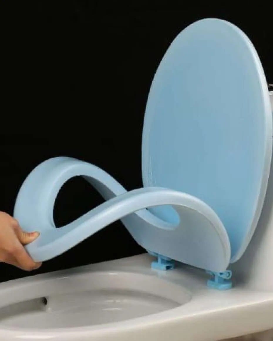 Detachable waterproof toilet seat cover.