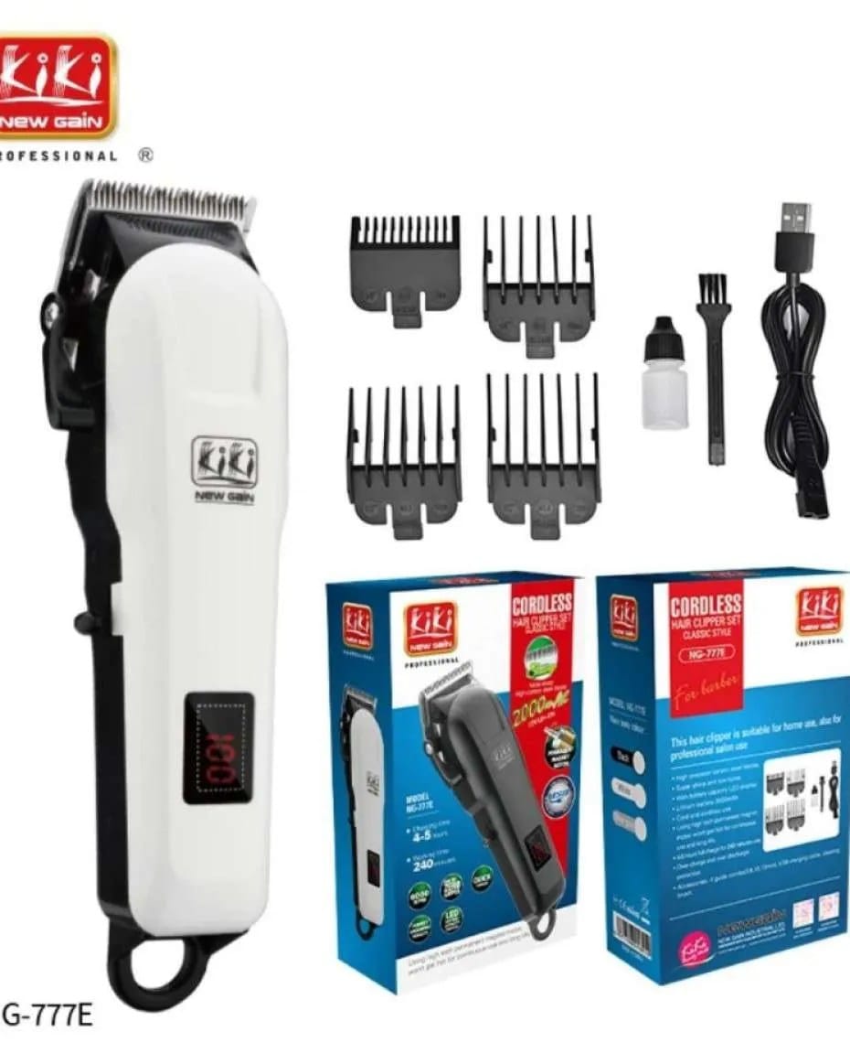 Kiki digital rechargeable clipper