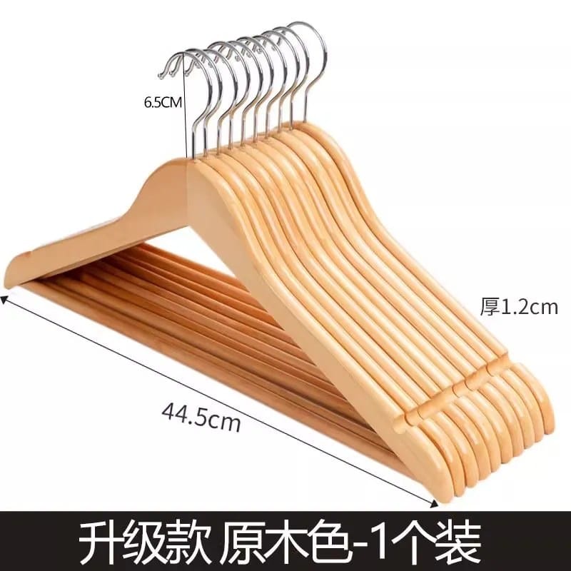 Wooden cloth hanger(10pcs) 2
