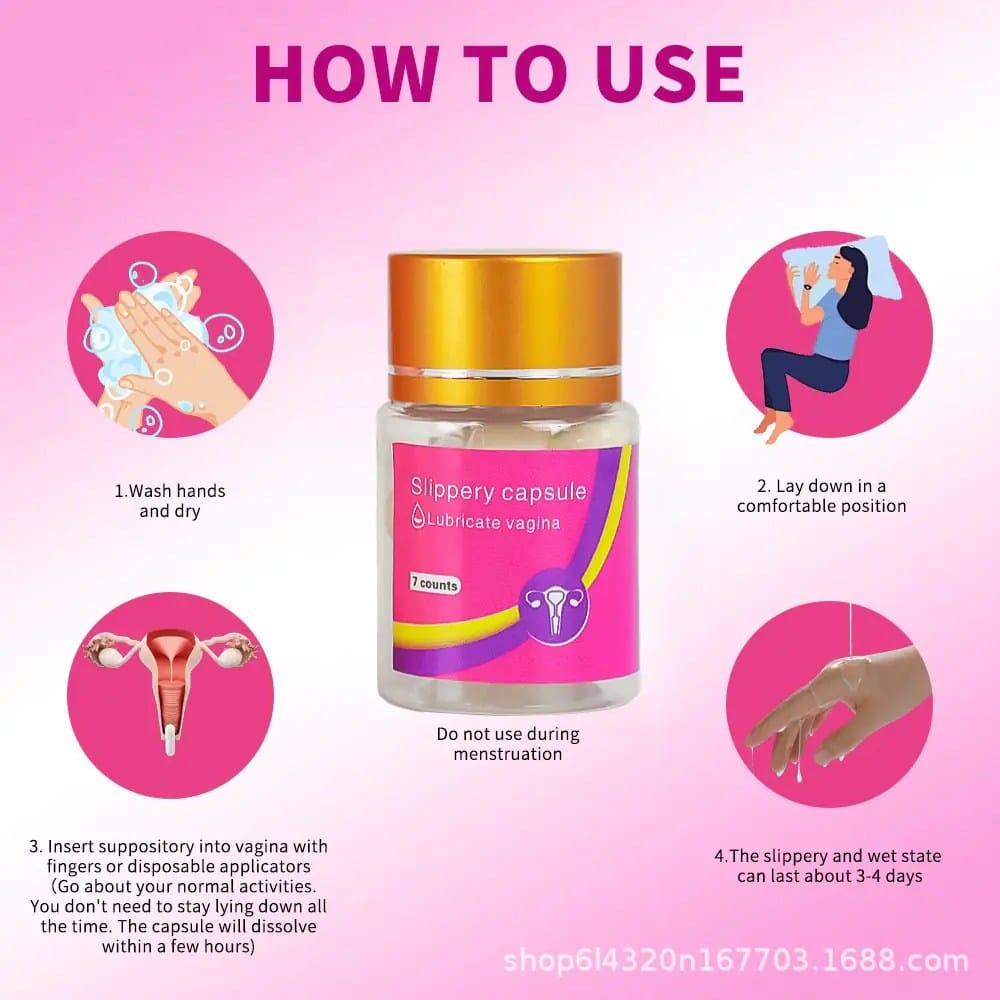 Slippery wetness capsule vagina dripping pills 2