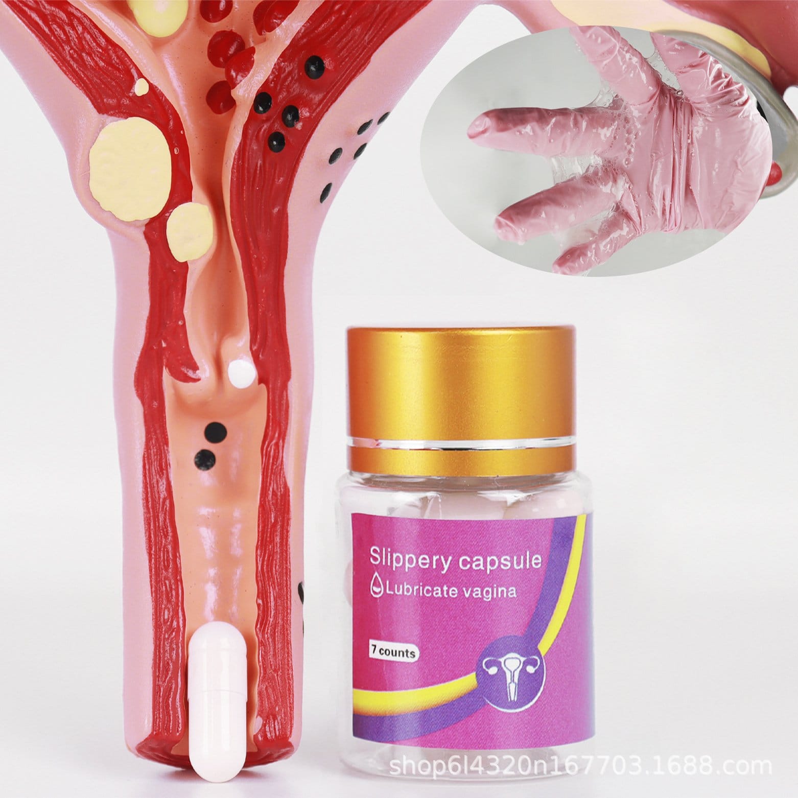 Slippery wetness capsule vagina dripping pills 4