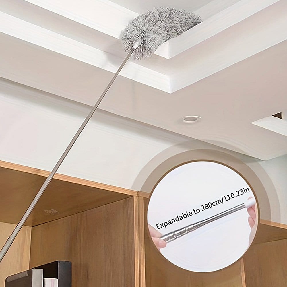 Extendable and bendable ceiling duster 3