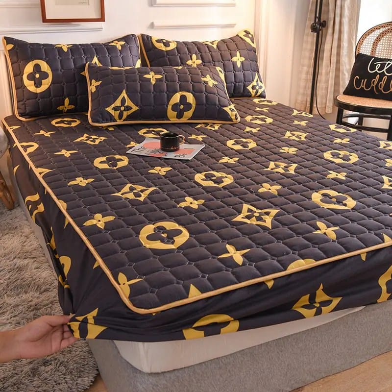 Waterproof bed sheet with 3 pillow cases
6by6 7