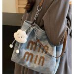Min Min Denim Tote Bag