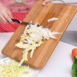 Quality Wooden Chopping Board With Metal Handle