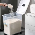 40L Storage Food Container With Wheels.