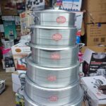 Heavy Aluminum Pot Set, 6-piece export sandblasted cookware set, Middle Eastern and African aluminum pots and saucepans.