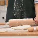 Wooden Rolling Pin, Roller Type, Unpainted and Unwaxed, Beech Wood Rolling Pin, Dumpling Skin Rolling Pin, Baking Tool.