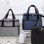 Waterproof portable thickened aluminum foil insulation bag, large capacity Oxford cloth lunch box bag, outdoor picnic bag