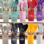 12Pcs Set Non-Stick Silicone Spoon Set