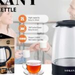 Sokany electric glass kettle.