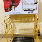 3layer gold plate rack