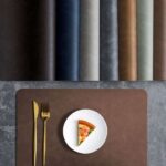 Leather Waterproof Heat Insulated Dining Mat